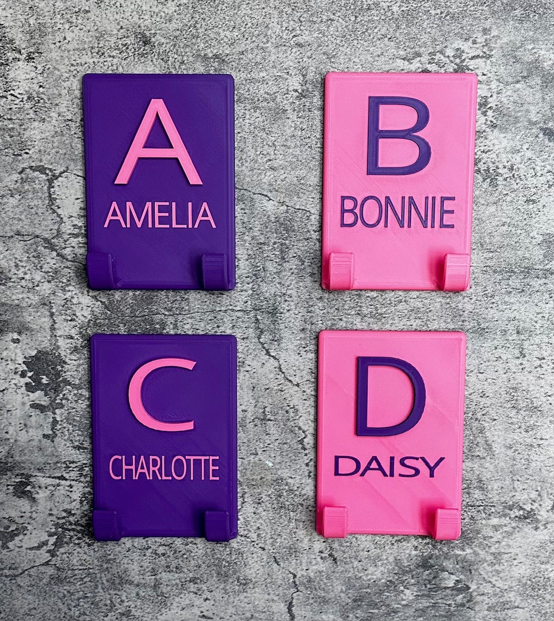 A - Z Personalised Coat Hooks