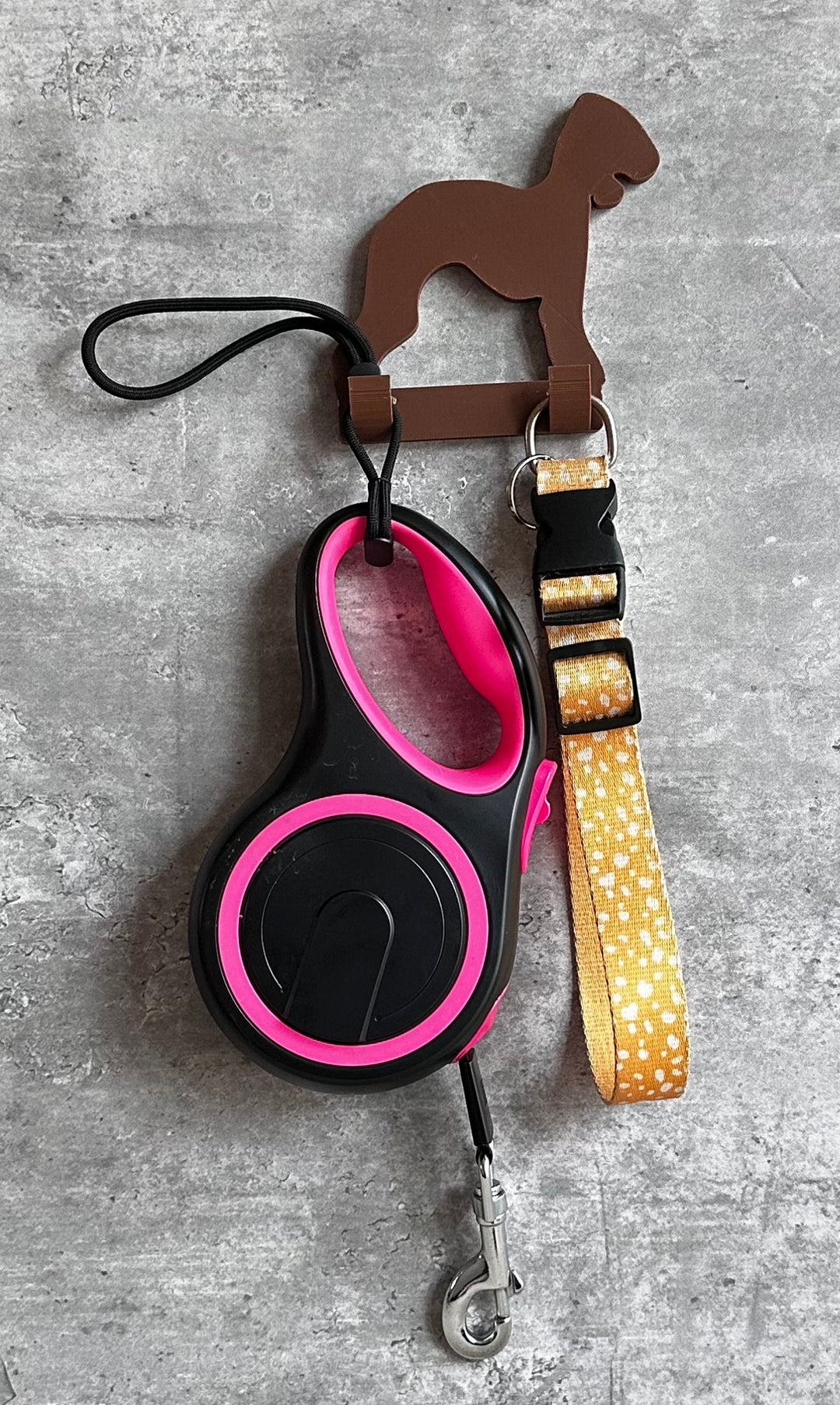 Bedlington Terrier Dog Lead Hook 3D | Unique Personalised Gifts