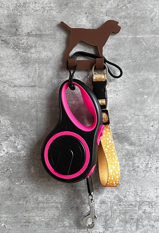 Border Terrier Dog Lead Hook | Unique Personalised Gifts