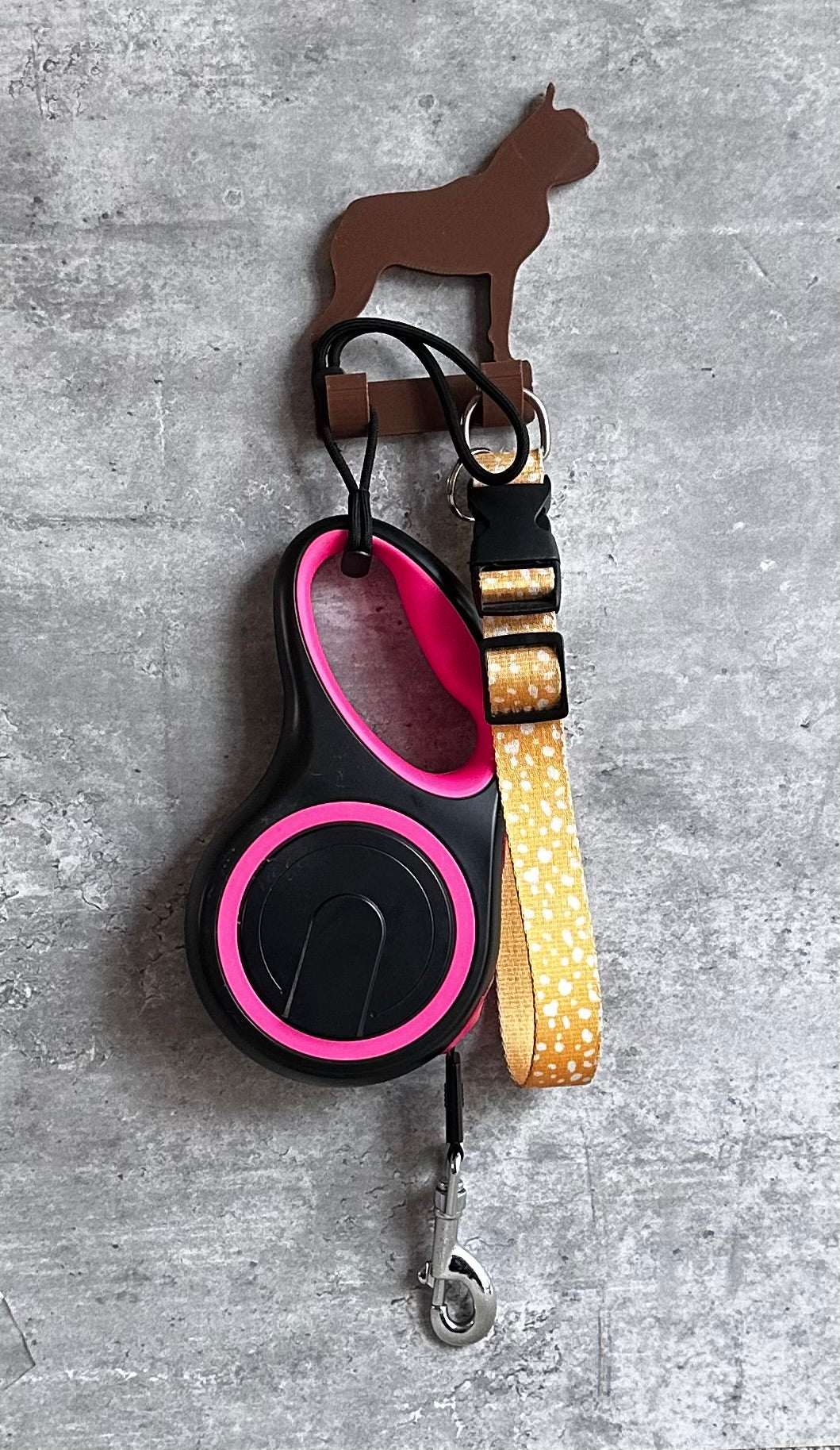 Boston Terrier Dog Lead Hook Stl File | 3D Printed | Unique Personalised Gifts