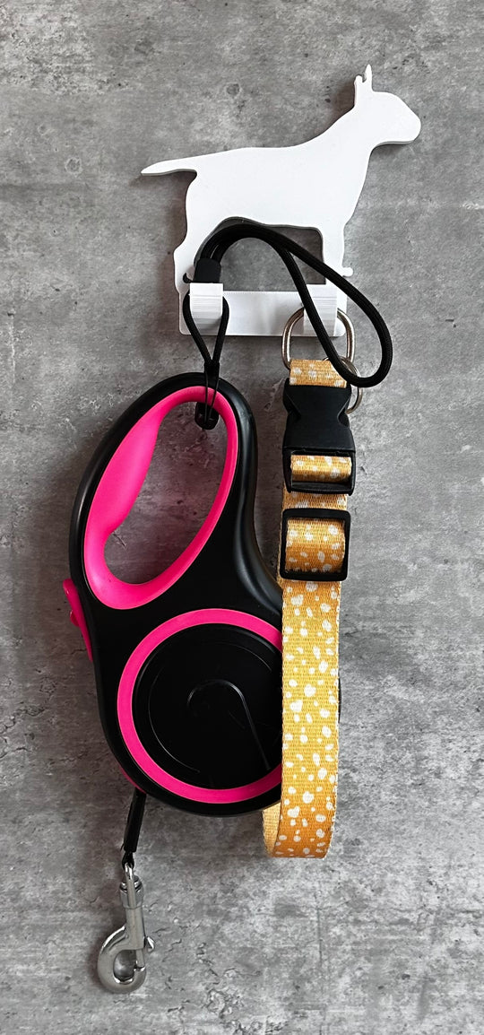 Bull Terrier Dog lead hook Stl File | 3D Printed | Unique Personalised Gifts