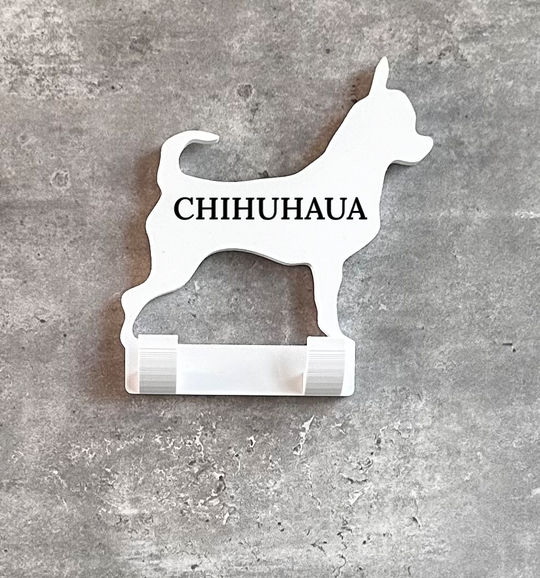 Chihuhaua Dog lead hook Stl File | 3D Printed | Unique Personalised Gifts