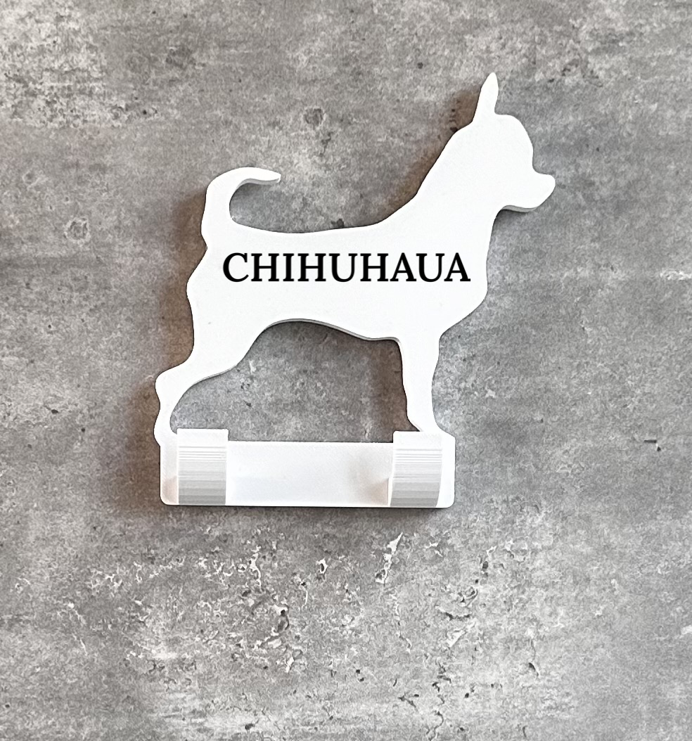 Chihuhaua dog lead hook | 3D Printed | Unique Personalised Gifts