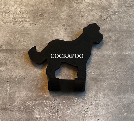 Cockapoo Dog Lead Hook Stl File | 3D Printed | Unique Personalised Gifts