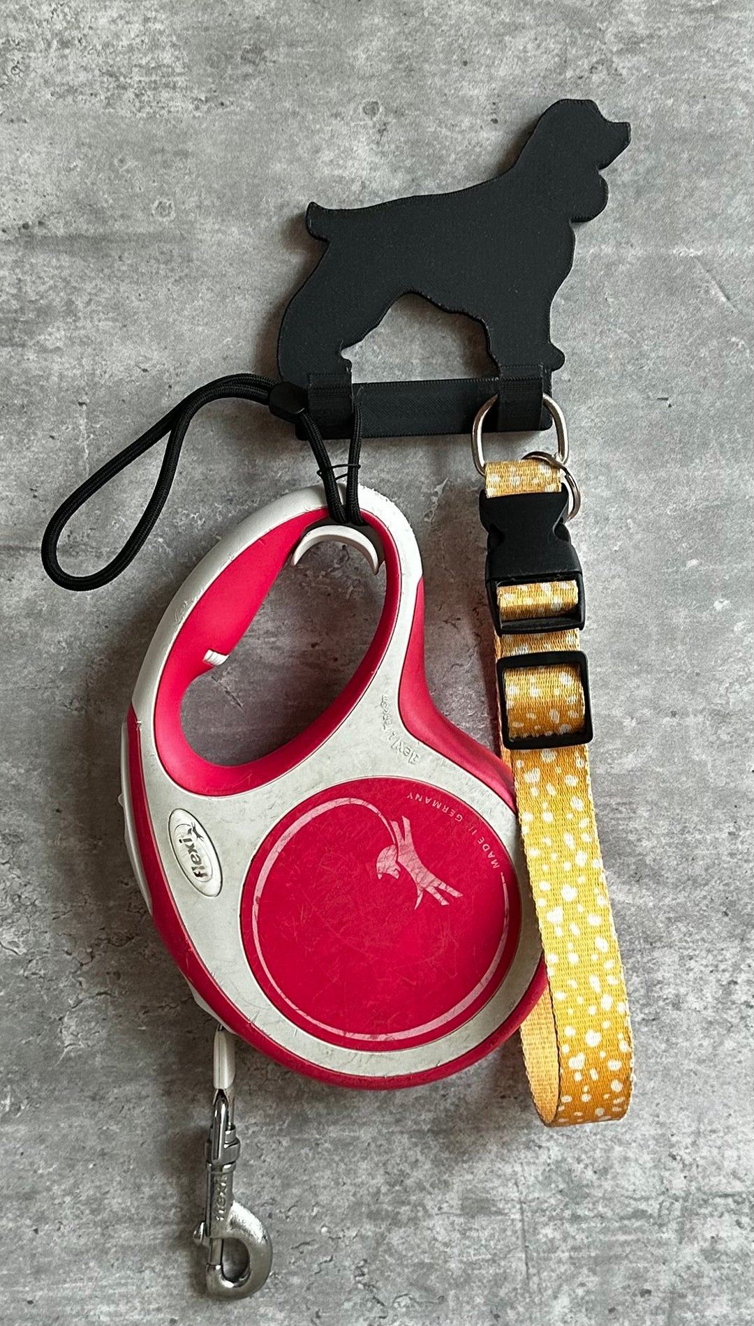 Cocker Spaniel Dog Lead Hook Stl File | 3D Printed | Unique Personalised Gifts