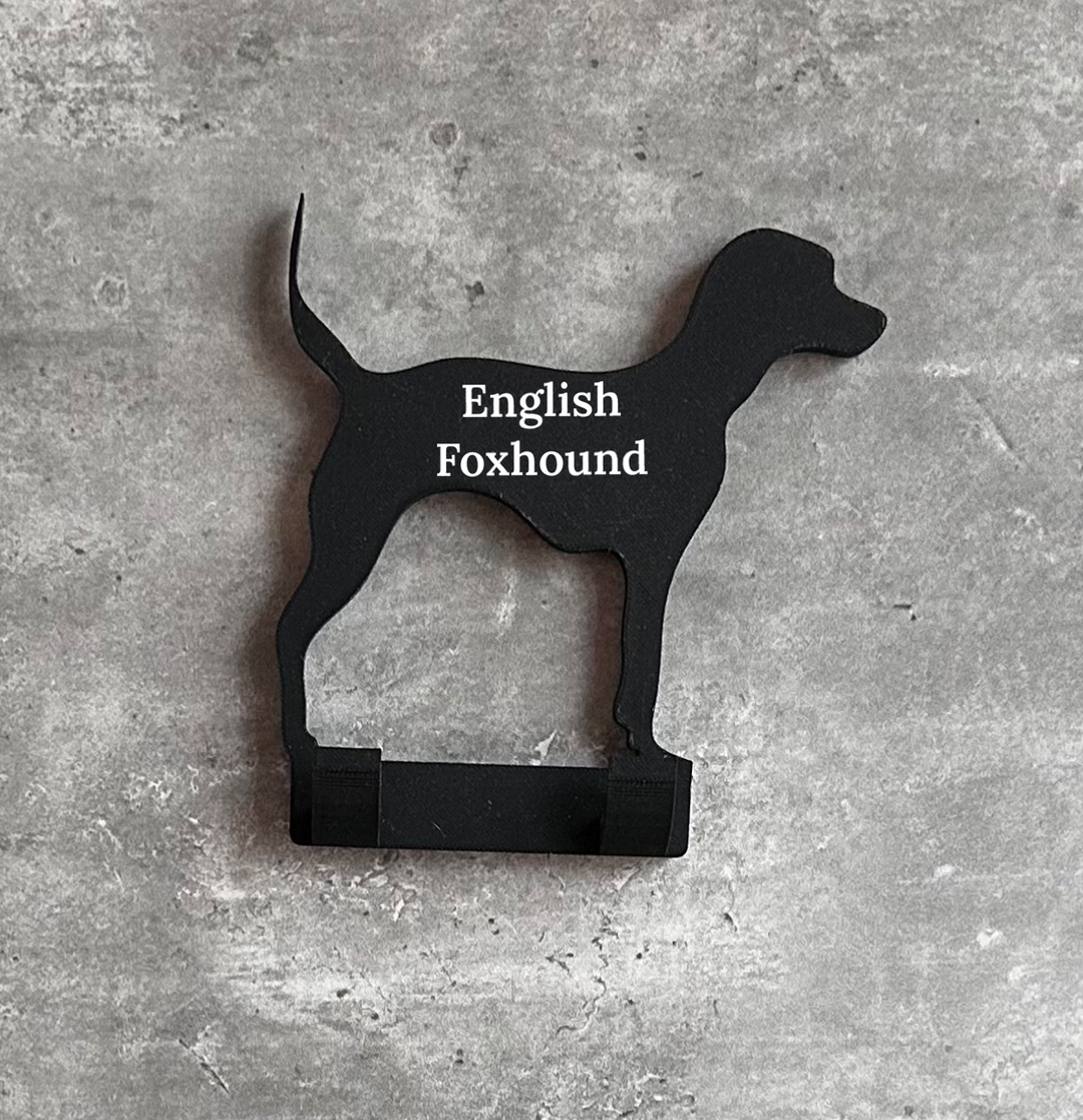 English Foxhound Dog Lead Hook Stl File | 3D Printed | Unique Personalised Gifts