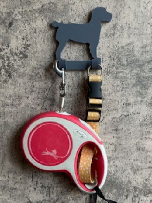 Spaniel Dog Lead Hook Stl File | 3D Printed | Un ique Personalised Gifts