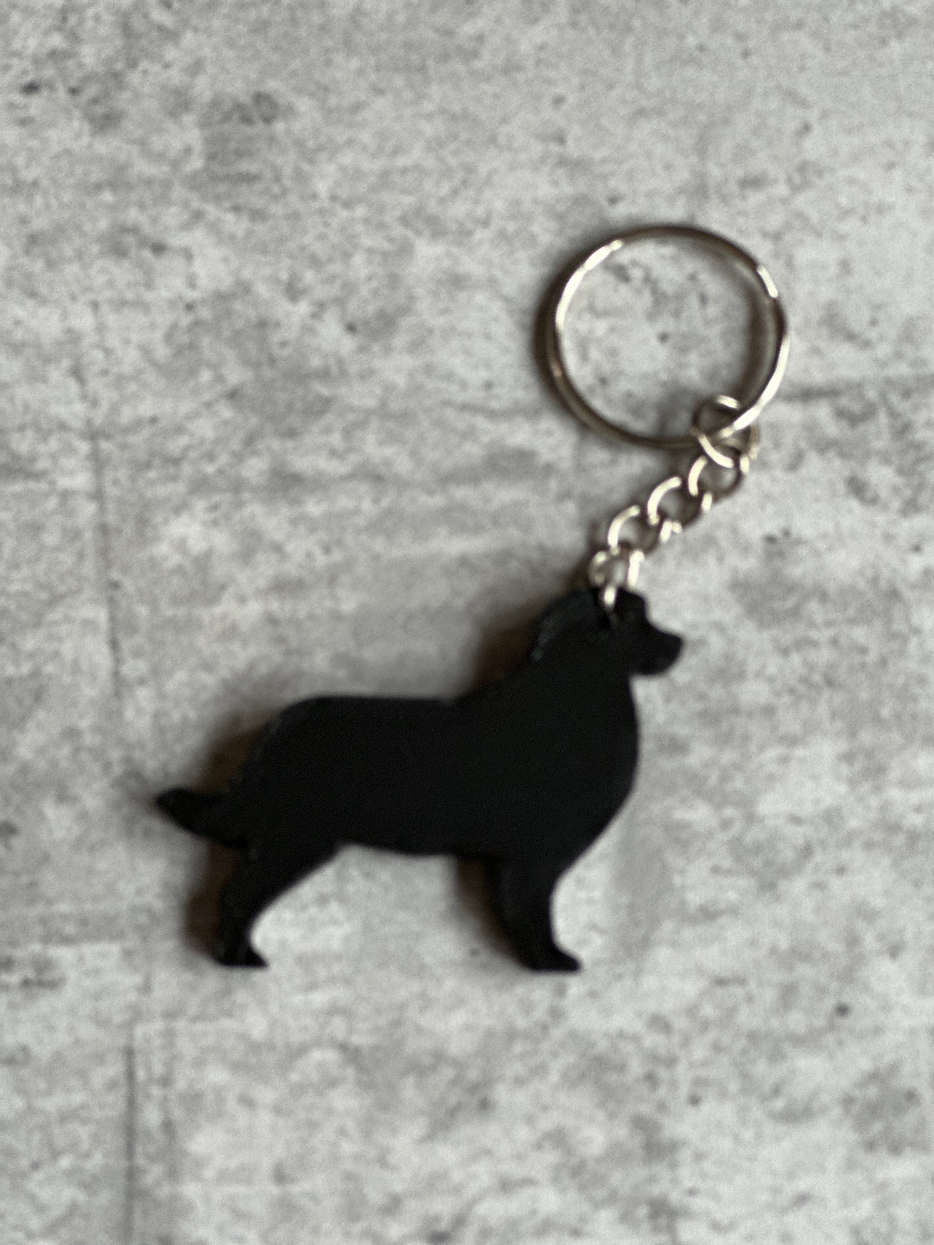 Bernese Mountain Dog Keyring 3D | Unique Personalised Gifts
