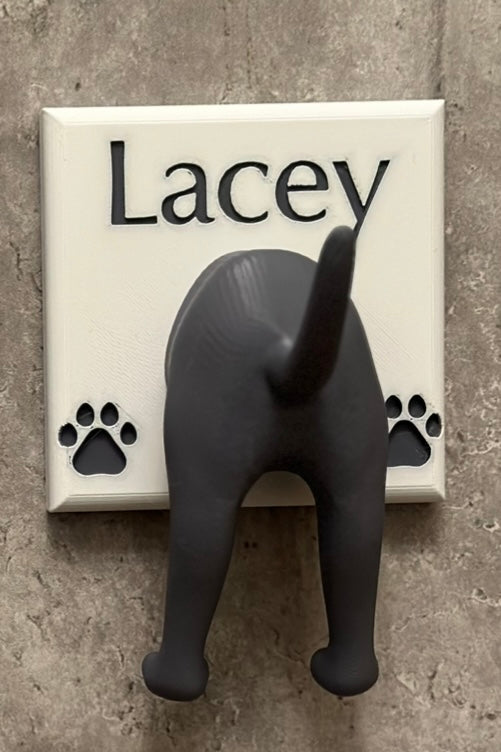Personalised Dogs Bottom| Dog Lead Hook | 3D Printed | Unique Personalised Gifts