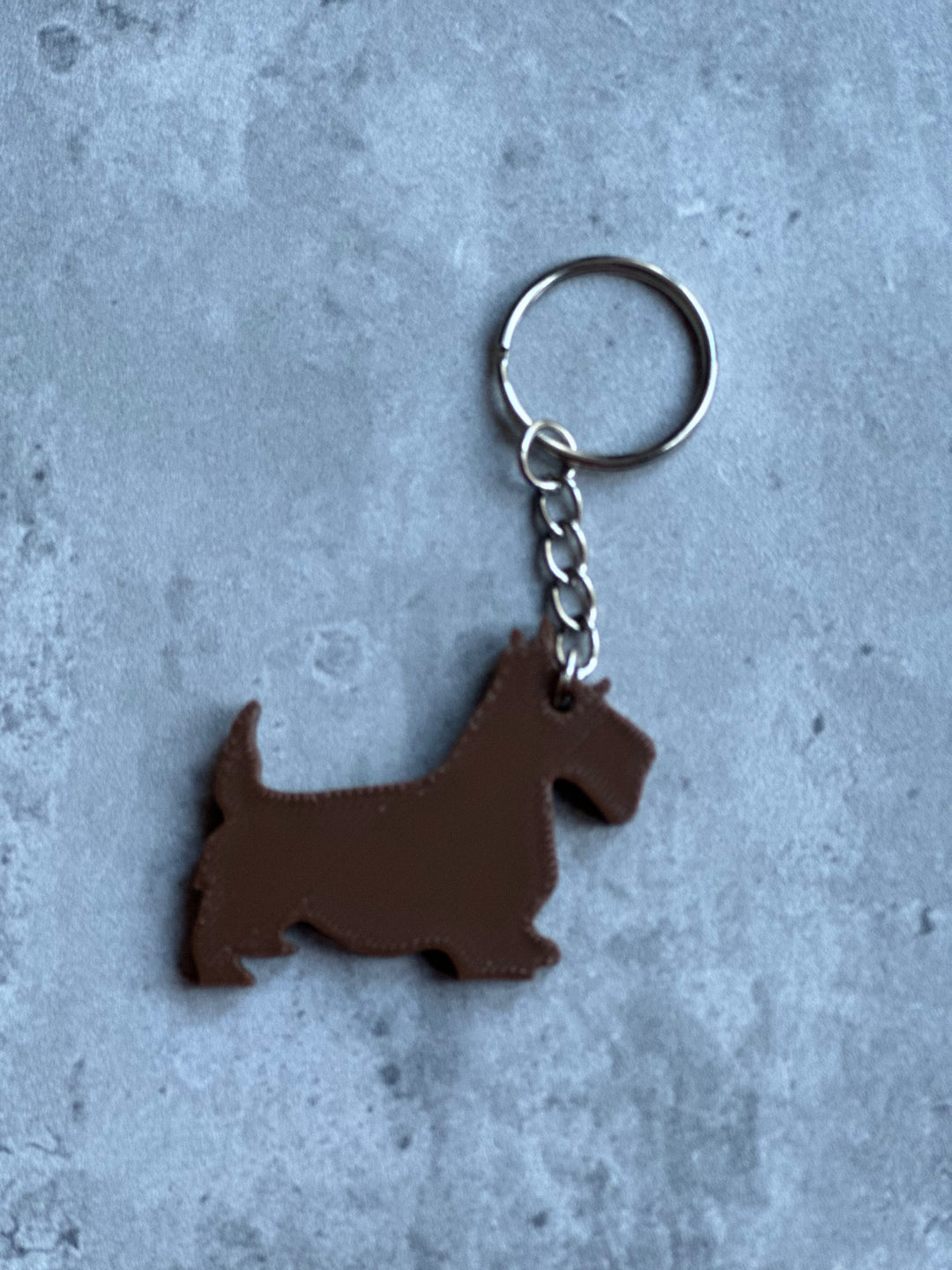 Scottish Terrier Keyring Stl File | 3D Printed | Unique Personalised Gifts