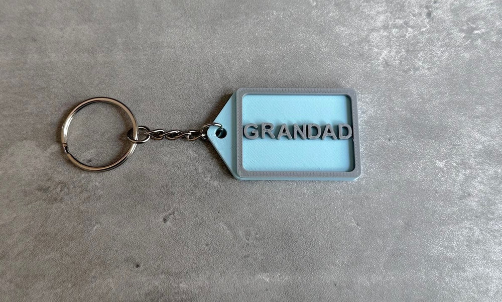 Family Keyring Stl File (Grandad)