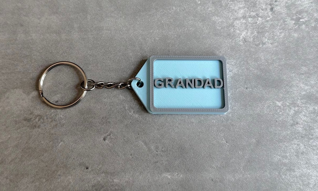 Family Keyring Stl File (Grandad)