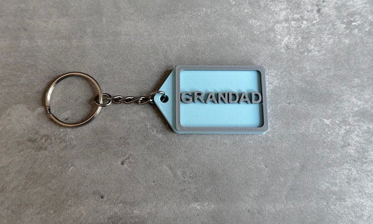 Family Keyring Stl File (Grandad)