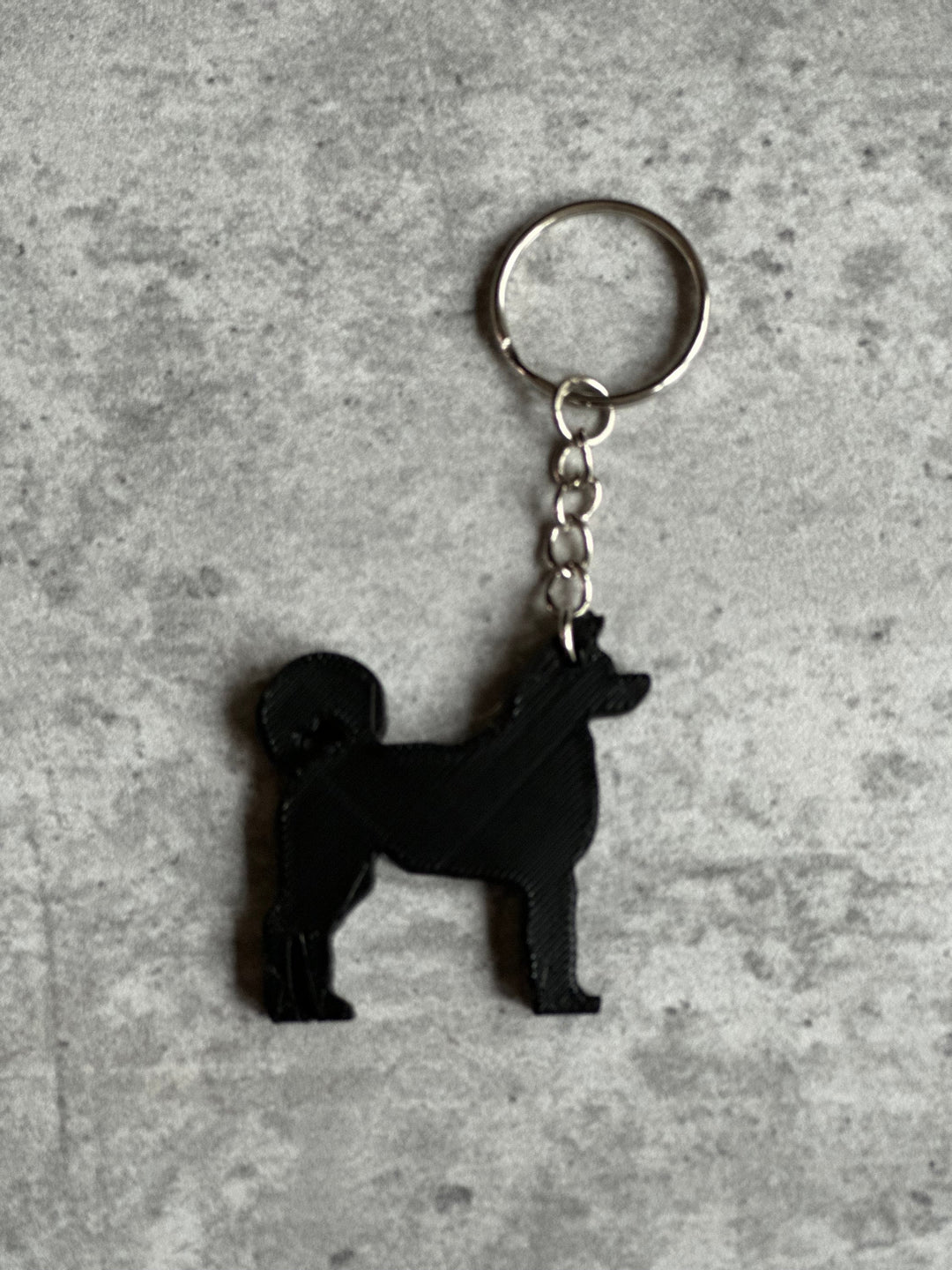 Personalised Akita Dog keyring (3D Printed)