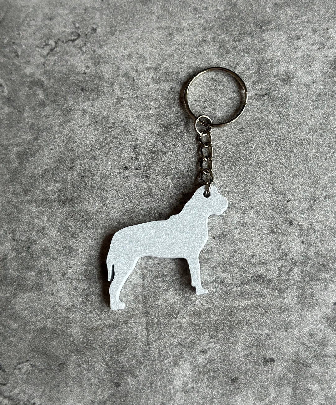 Personalised Bull Mastiff keyring (3D Printed)