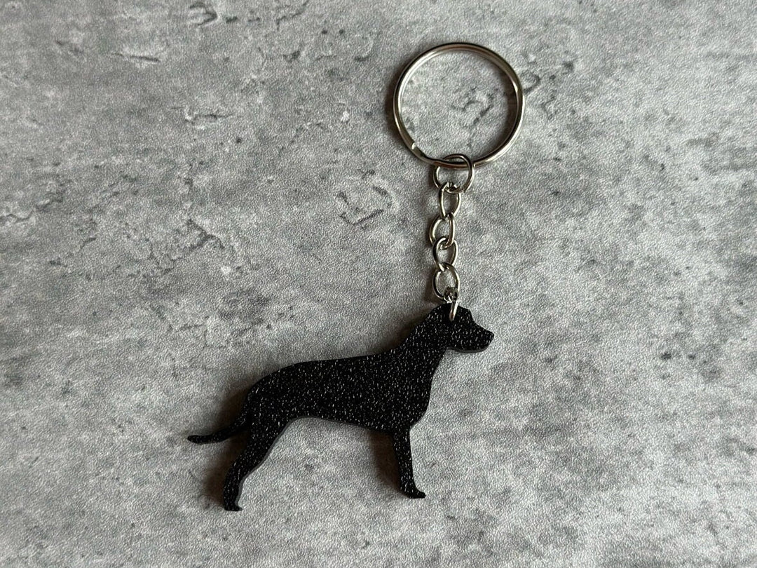 Personalised Dalmation Dog keyring (3D Printed)