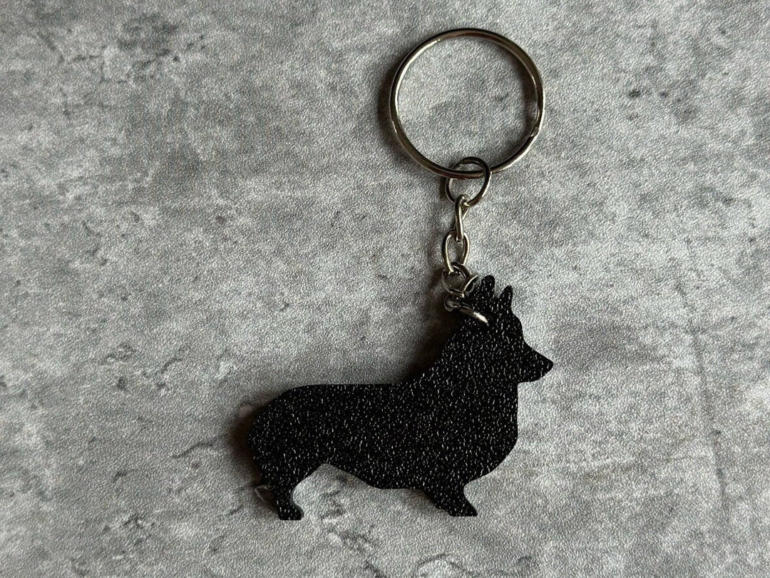 Personalised Corgi Dog keyring (3D Printed)