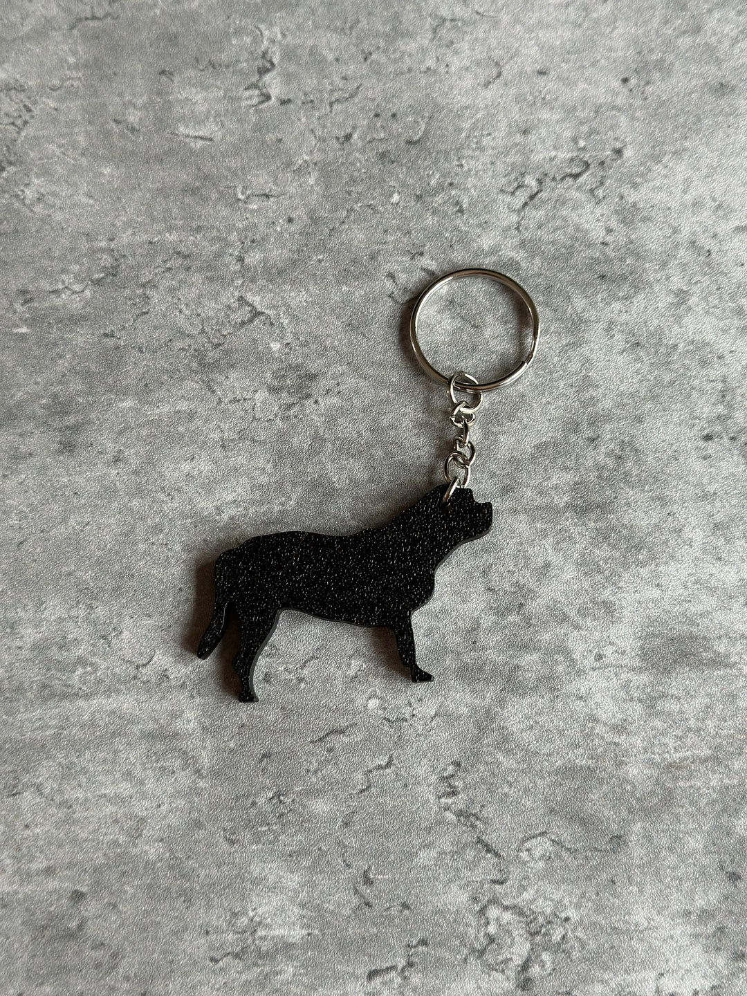 Personalised Douge De Bordeux Dog keyring (3D Printed)