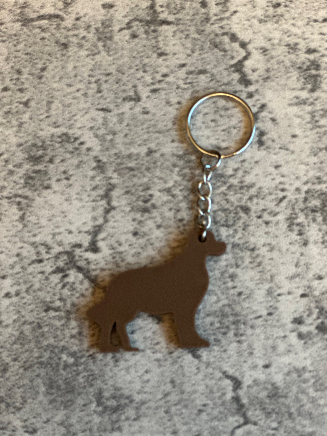 Personalised Golden Retriever Dog keyring (3D Printed)