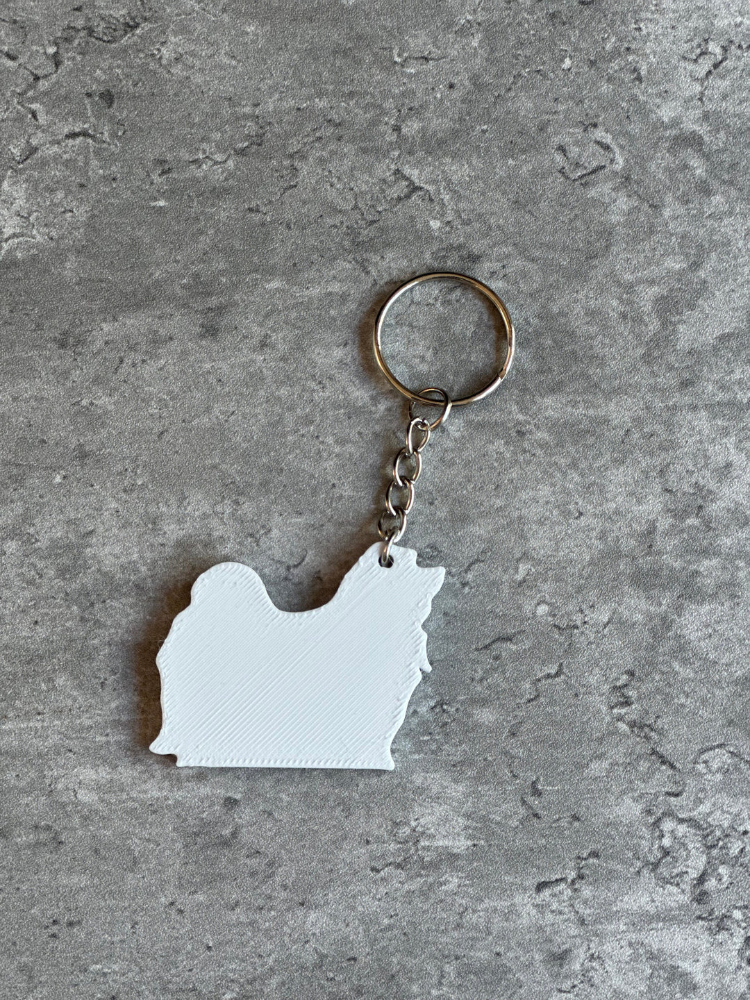 Personalised Havanese Dog keyring (3D Printed)