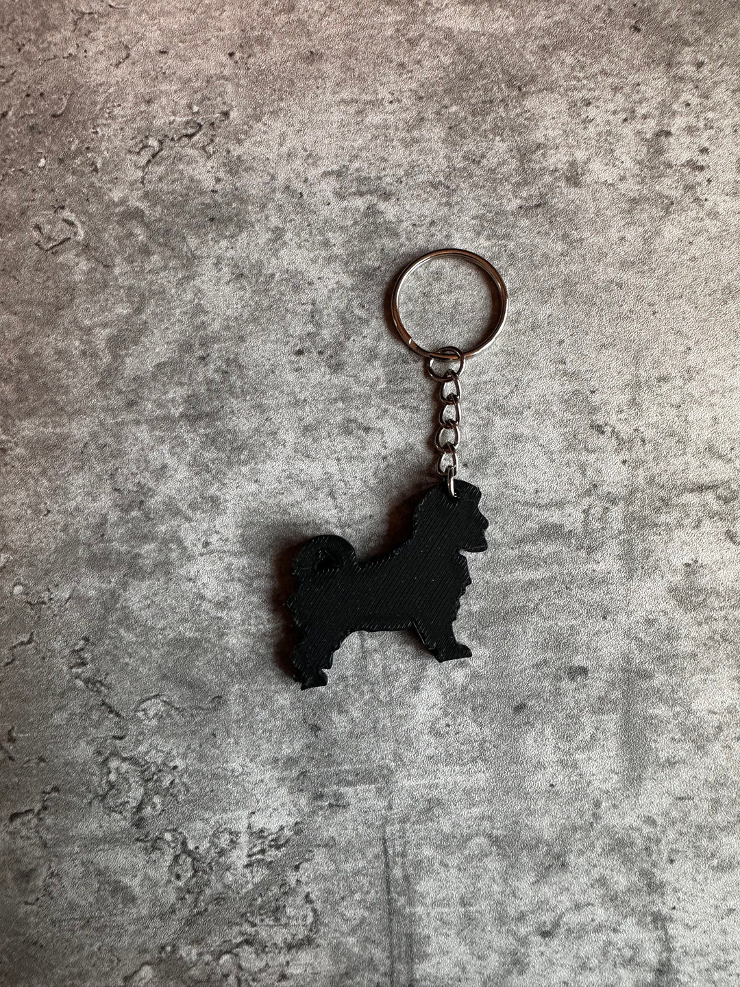 Personalised Maltese Dog keyring (3D Printed)