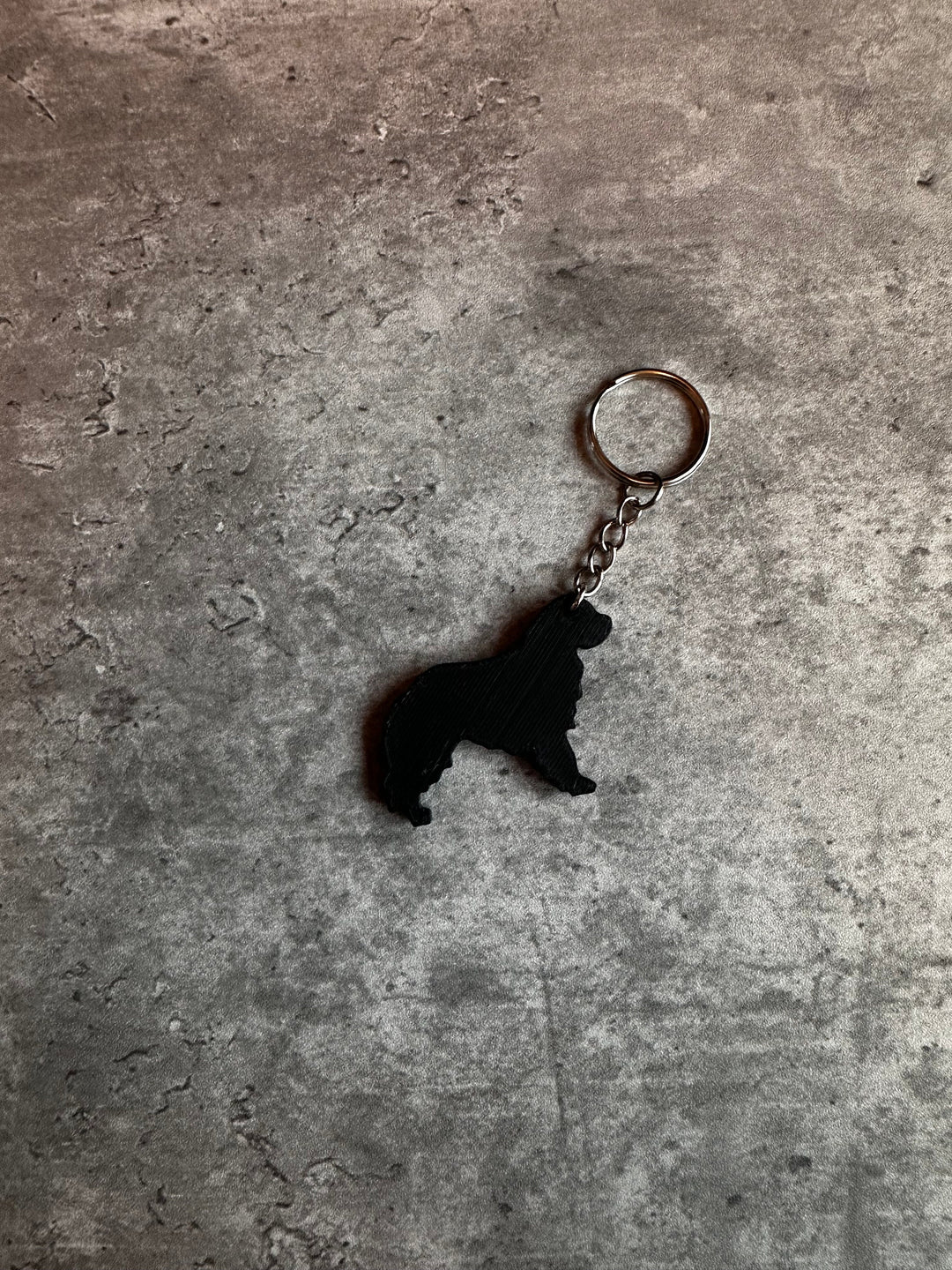 Personalised Newfoundland Dog keyring (3D Printed)