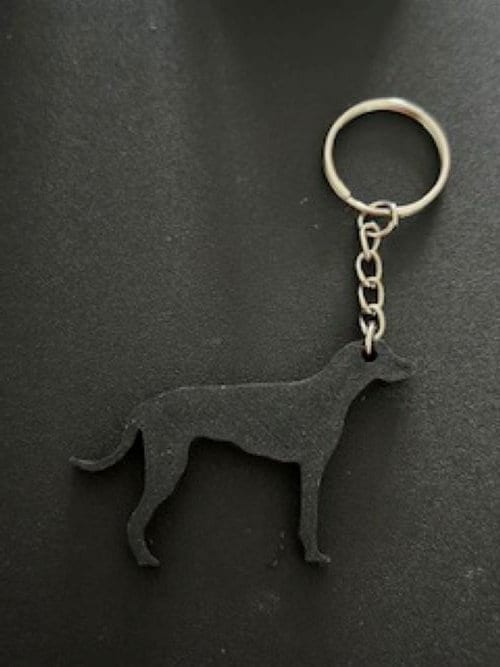 Personalised Rhodegian Rideback Dog keyring (3D Printed)