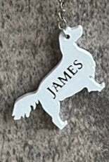 Personalised Spinger Spanial Dog keyring (3D Printed)