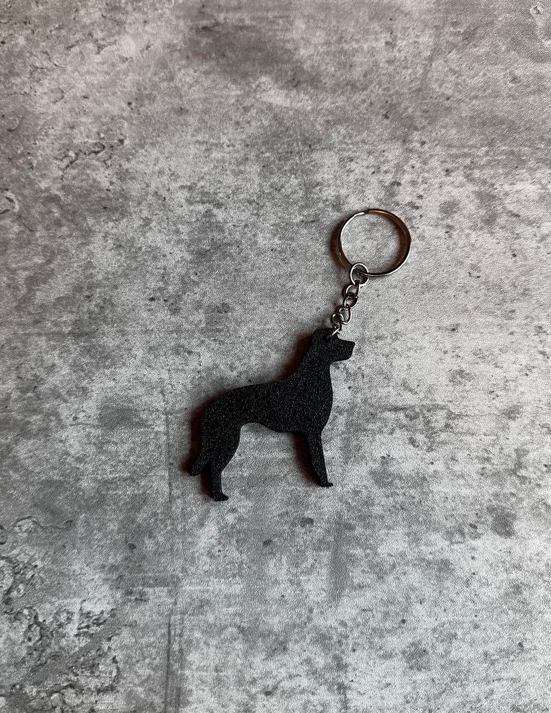 Personalised Lurcher Dog keyring (3D Printed)