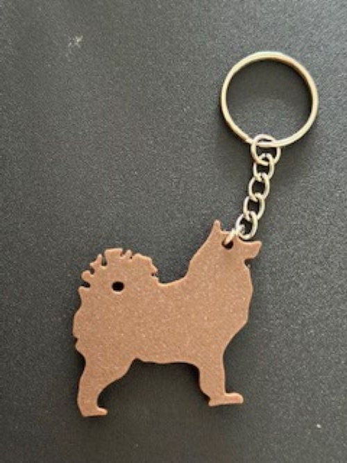 Personalised Samoyed Dog keyring (3D Printed)