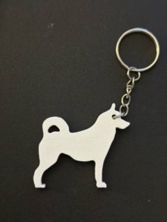 Personalised Siberian Husky Dog keyring (3D Printed)