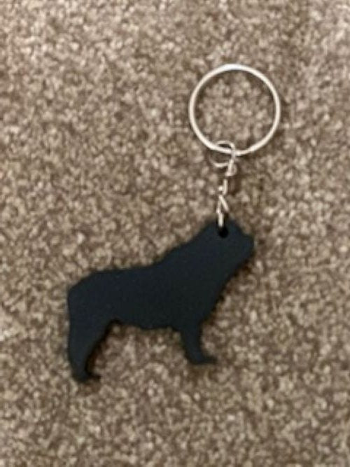 Personalised ST.Bernard Dog keyring (3D Printed)