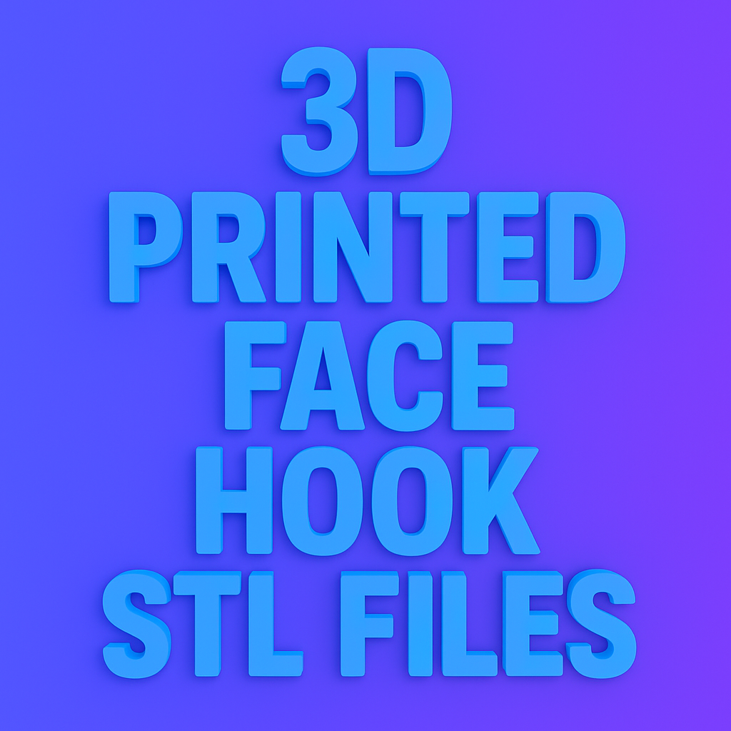 3D Face Hook STL Files