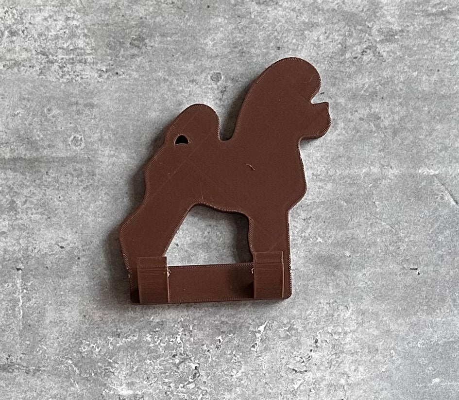 Bichon Frise Dog Lead Hook 3D | 3D Printed | Unique Personalised Gifts