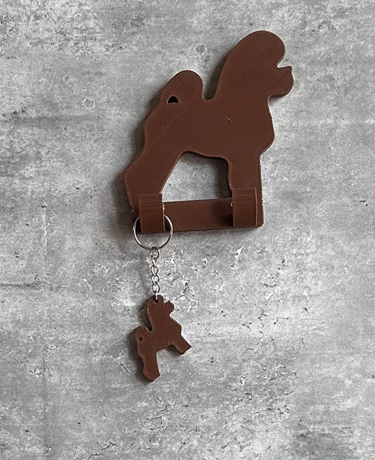 Personalised Bichon Frise Dog Lead Hook | 3D Printed | Unique Personalised Gifts