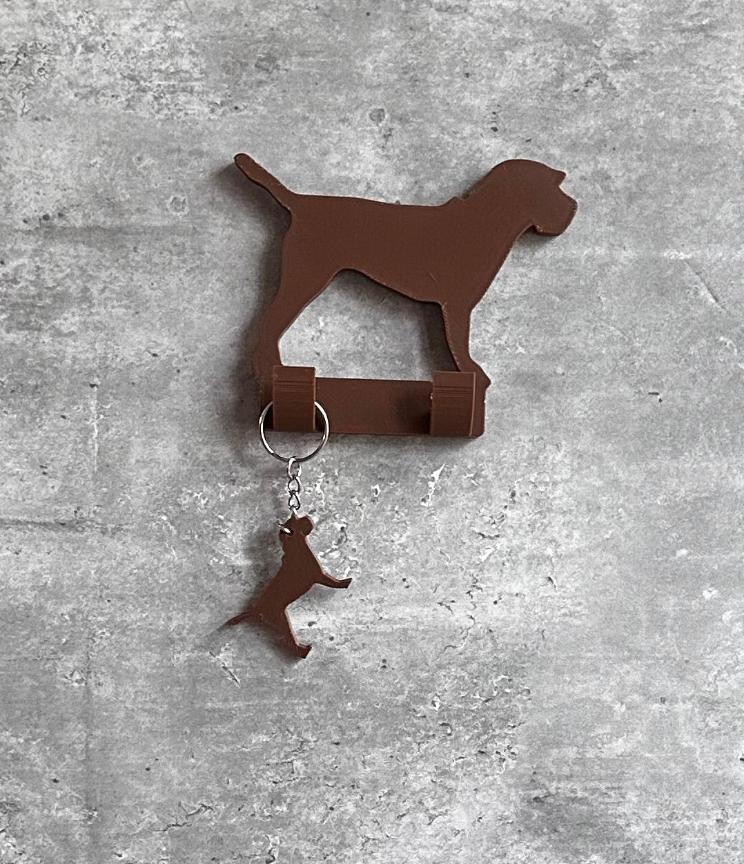 Personalised Border Terrier Dog Lead Hook | 3D Printed | Unique Personalised Gifts