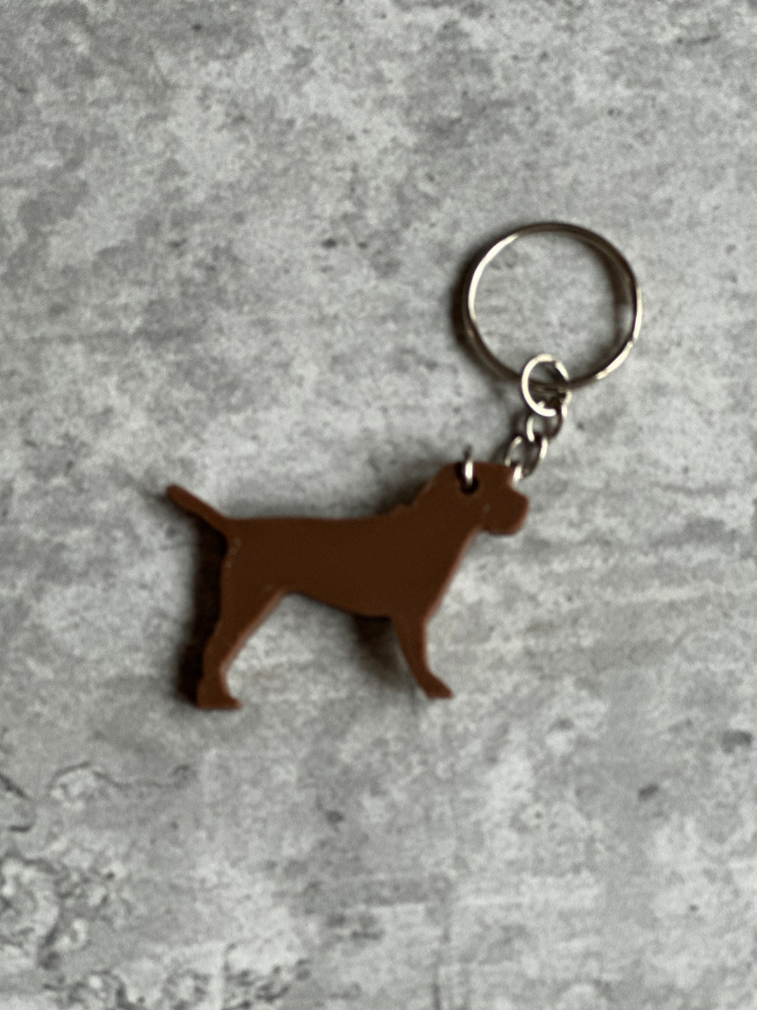 Border Terrier Dog Keyring | Unique Personalised Gifts