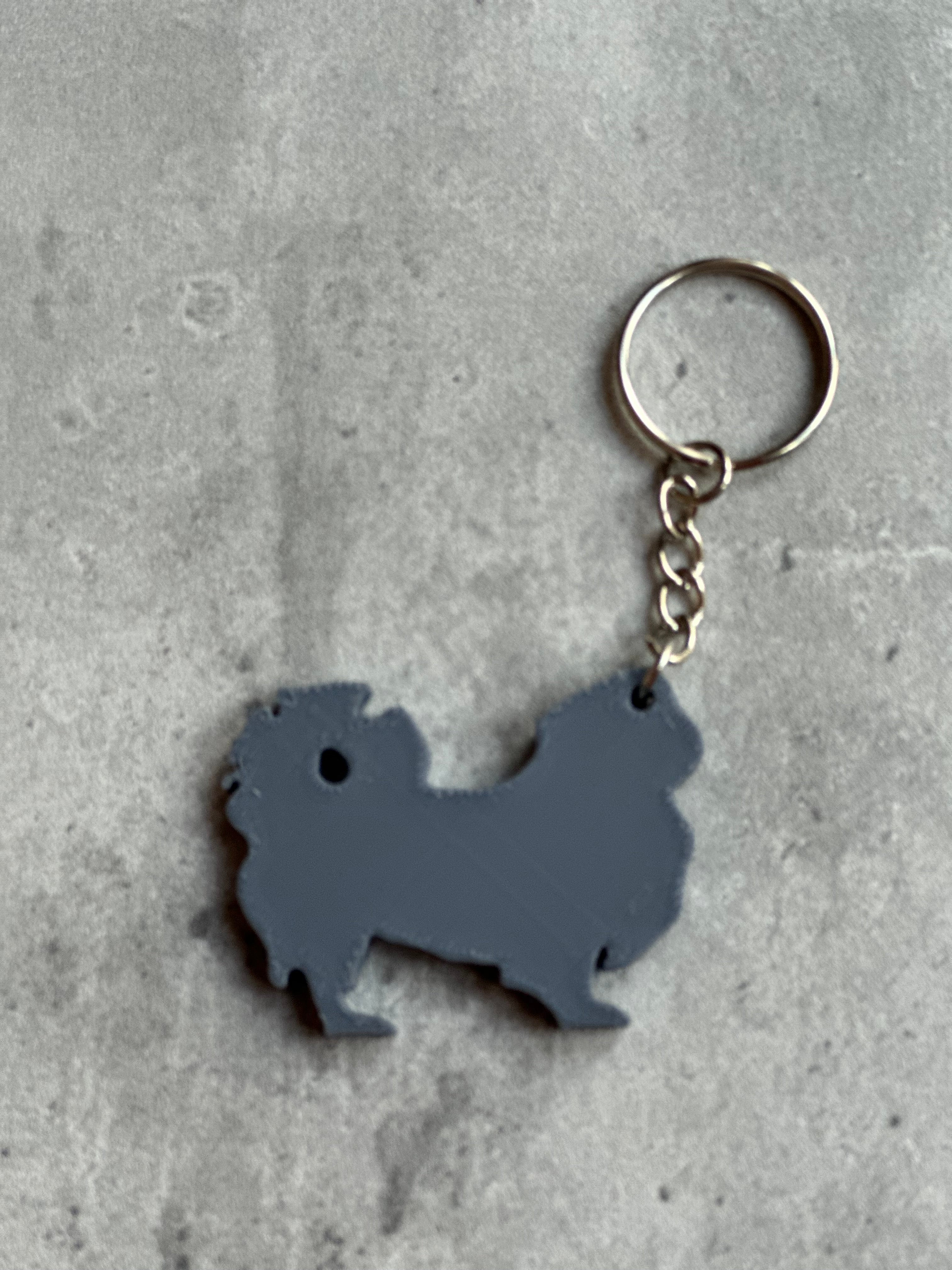 Pekingese Keyring Stl File | 3D Printed | Unique Pearsonalised Gifts