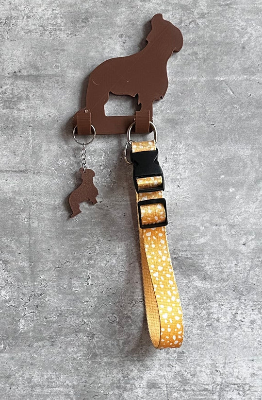 Personalised Briard  Dog Lead Hook | 3D Printed | Unique Personalised Gifts