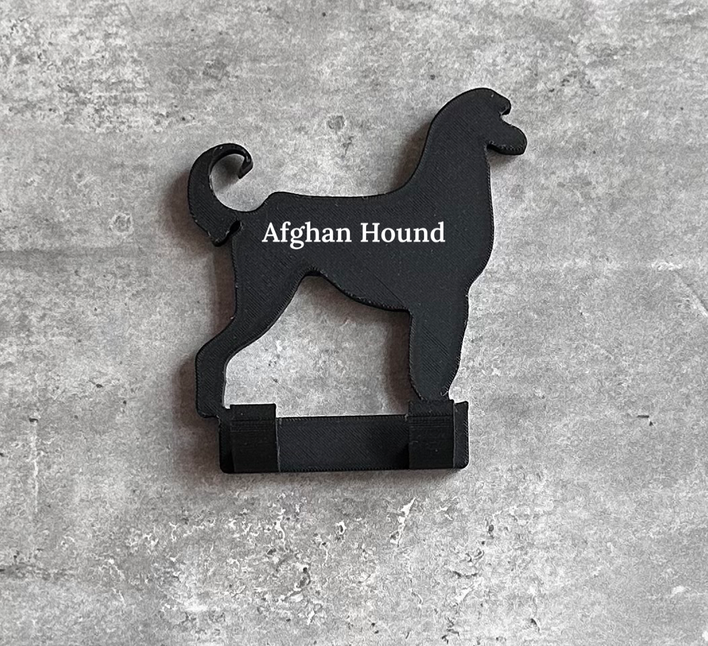 Afghan Hound Dog Lead Hook Stl File | Dog Hook stl File | Unique Personalised Gifts