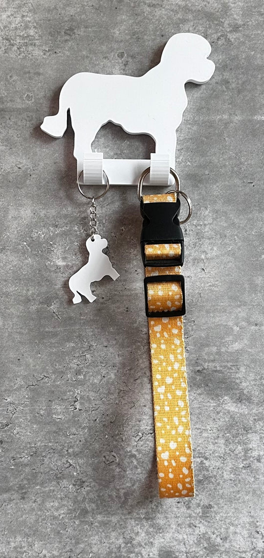 Personalised Cavachon Dog Lead Hook | 3D Printed | Unique Personalised Gifts