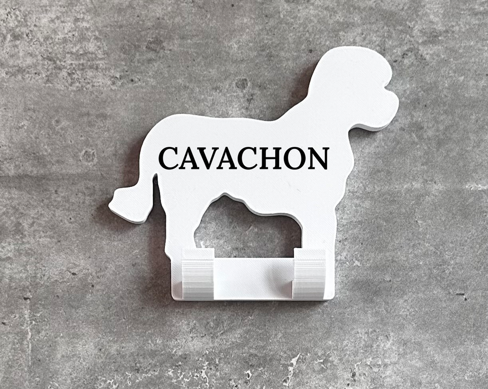 Cavachon Dog lead hook Stl File | 3d printed | Unique Personalised Gifts