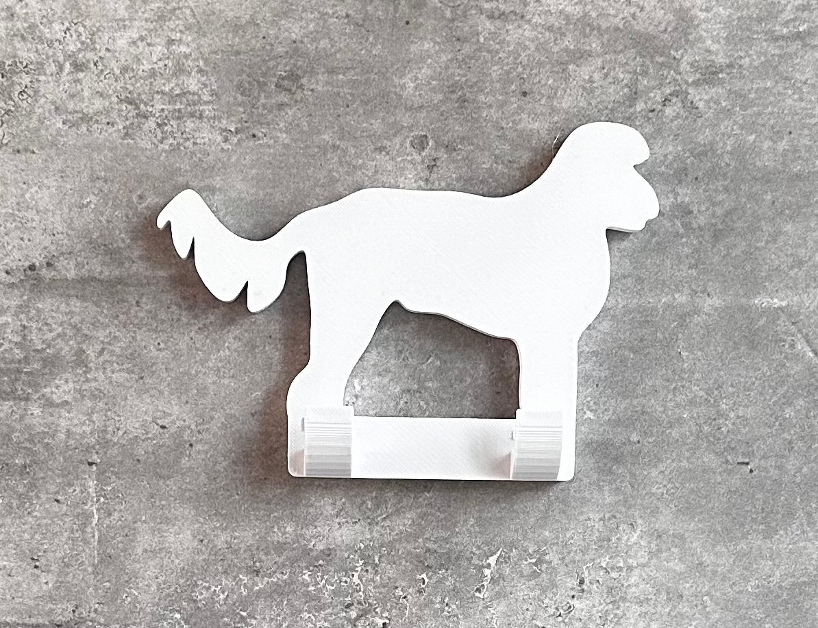 Cavapoo Dog lead hook Stl File | 3D Printed | Unique Personalised Gifts
