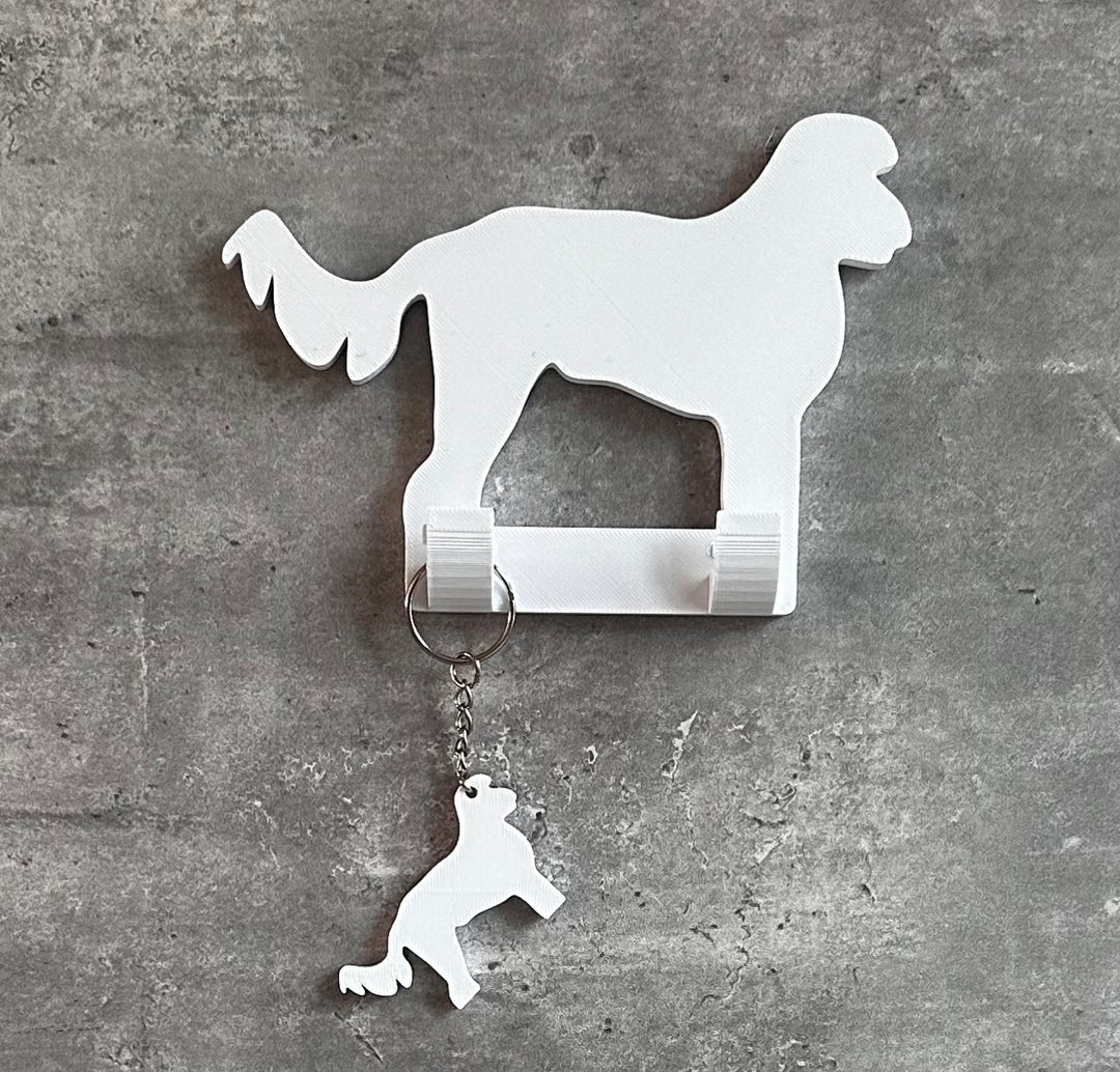 Personalised Cavapoo  Dog Lead Hook | 3D Printed | Unique Personalised Gifts