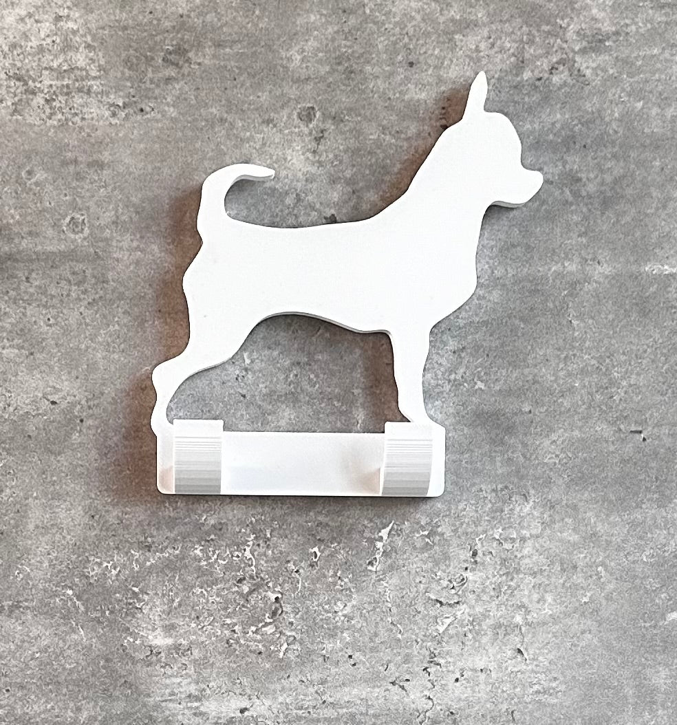  Chihuhaua Dog lead hook Stl File | 3D Printed | Unique Personalised Gifts