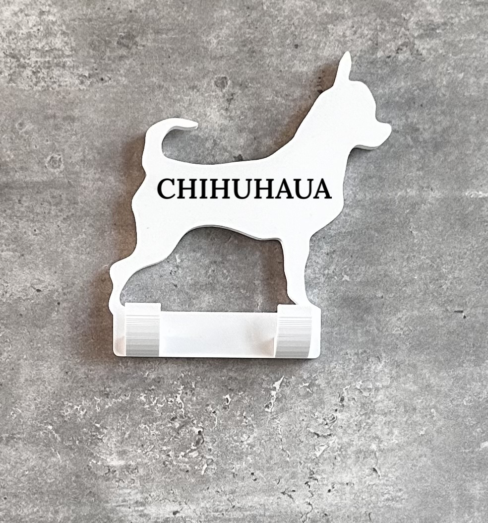  Chihuhaua Dog lead hook Stl File | 3D Printed | Unique Personalised Gifts