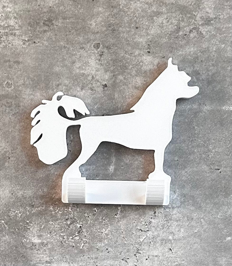 Personalised Chinese Crested  Dog Lead Hook | 3D Printed | Unique Personalised Gifts