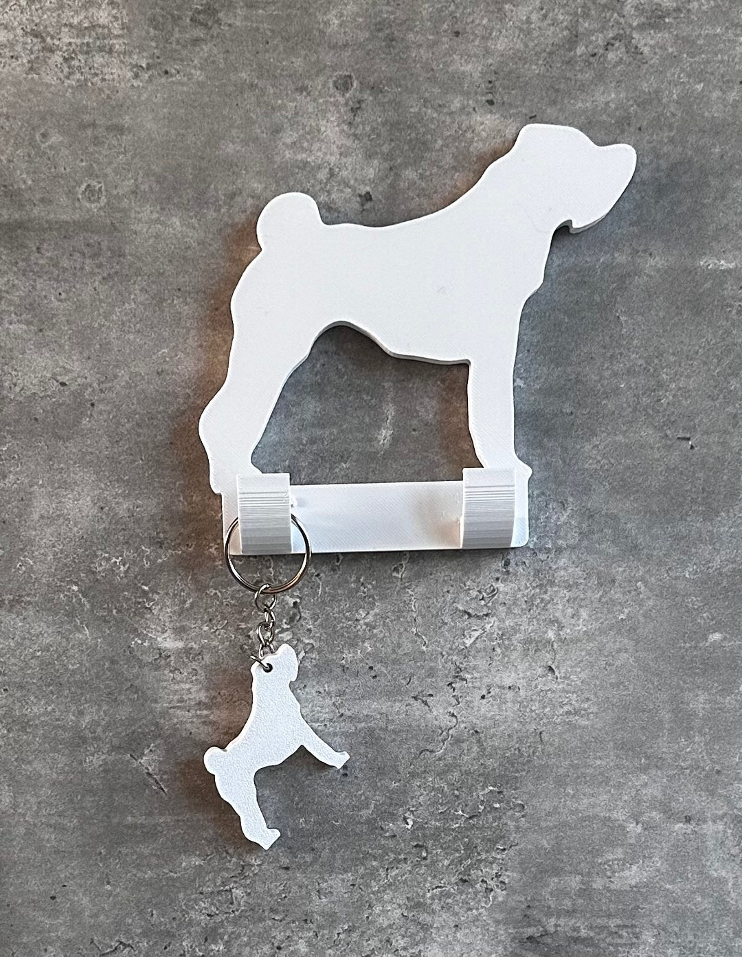 Personalised Chinese Pei Dog Lead Hook | 3D Printed | Unique Personalised Gifts