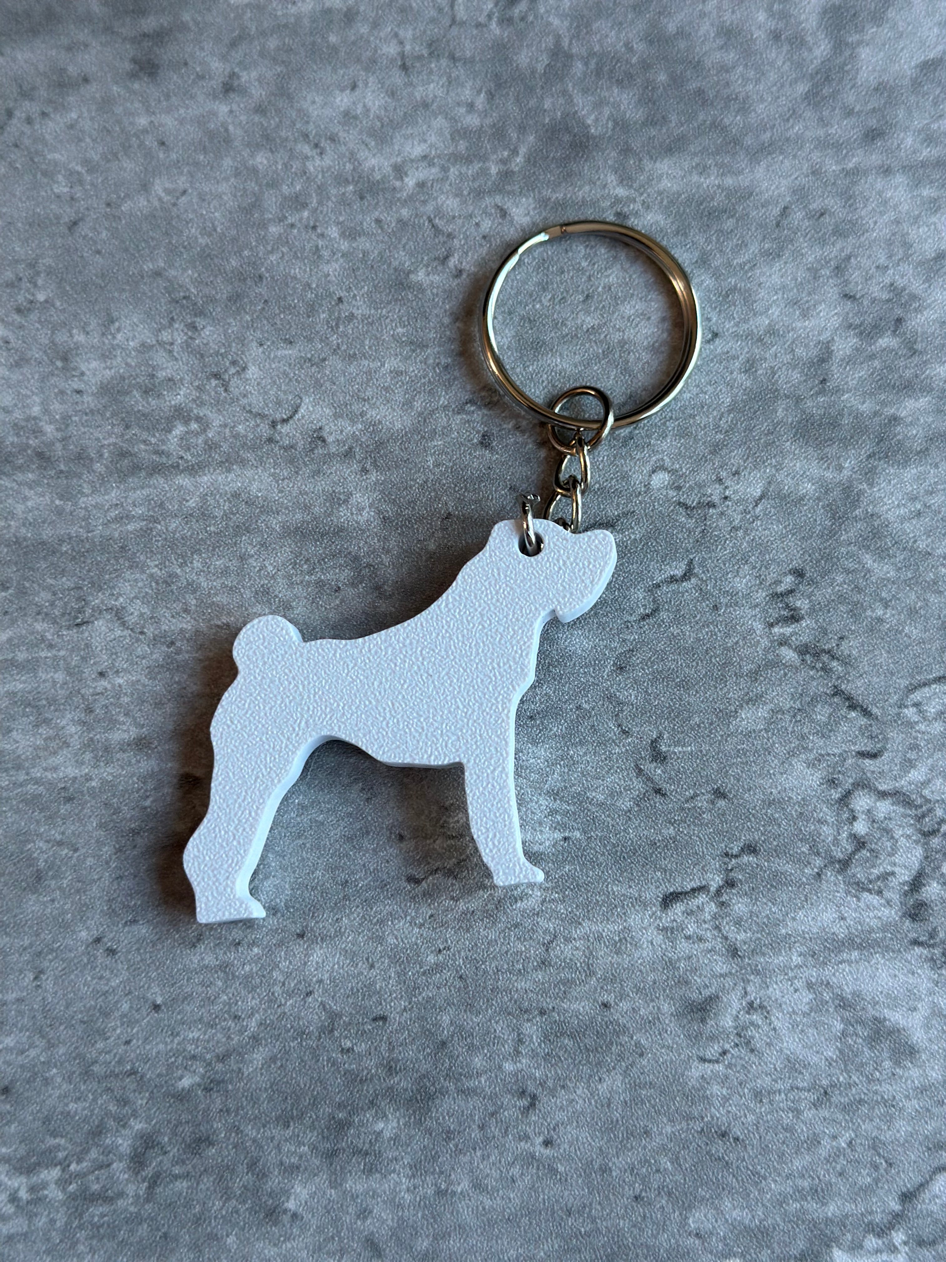 Chinese Pei Dog Keyring Stl File | 3D Printed | Unique Personalised Gifts