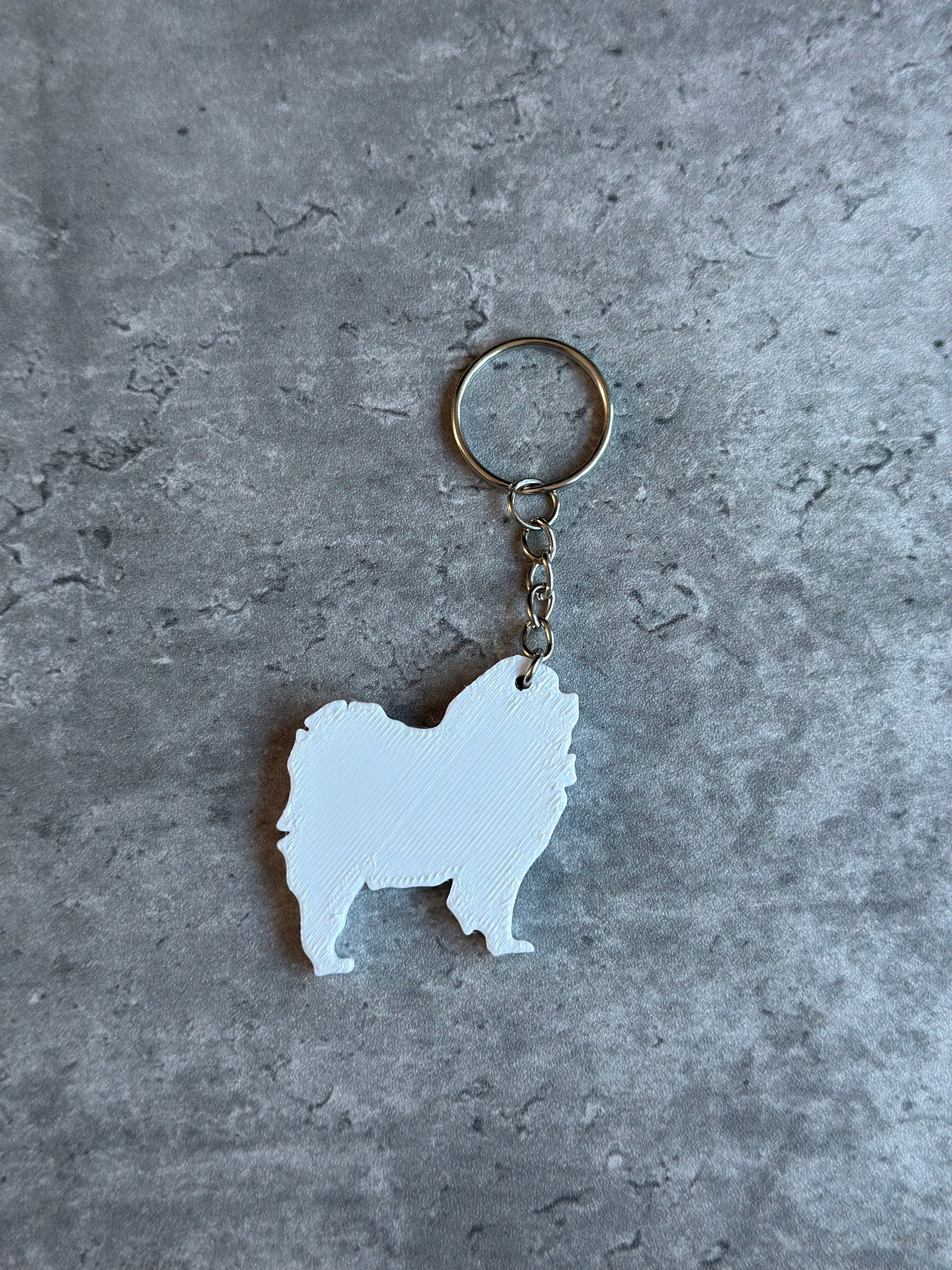 Chow Chow Dog Keyring Stl File | 3D Printed | Unique Personalised Gifts